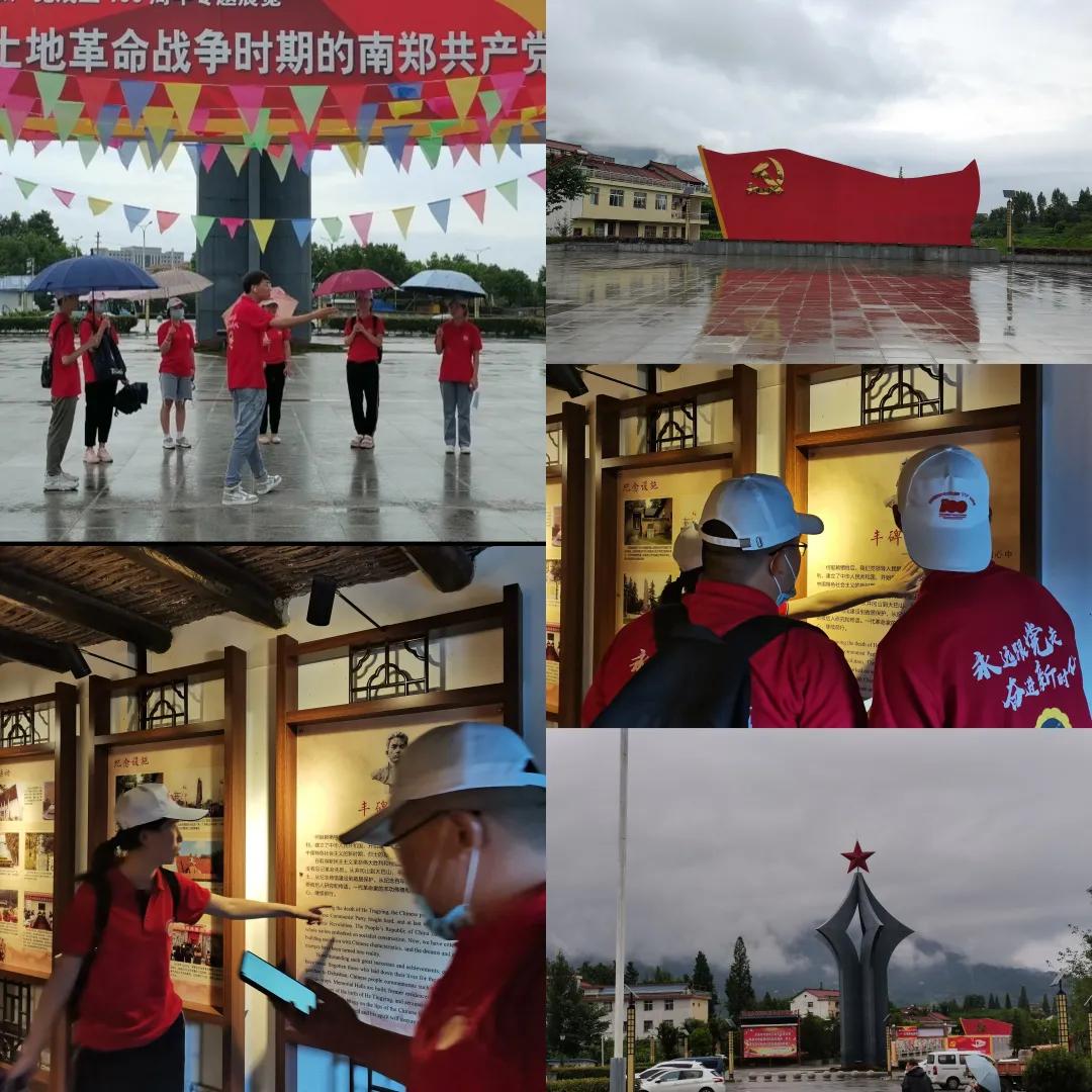 参观何挺颖故居，接受革命洗礼